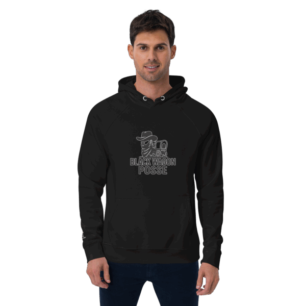 Black Wagon Posse - Unisex eco raglan hoodie